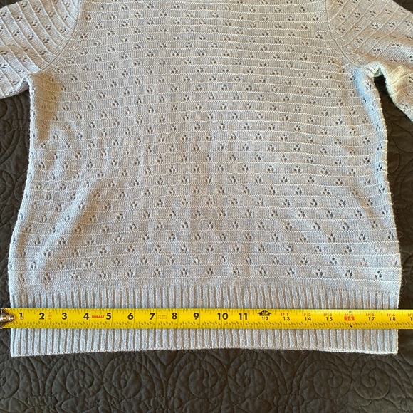 J crew sweater. Blue. Size medium. Worn once - Picture 8 of 10
